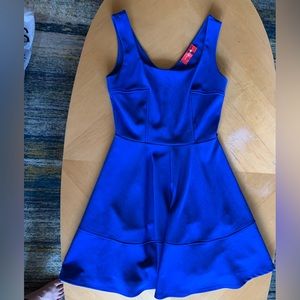 Akira Chicago royal blue party dress, fit and flare size L